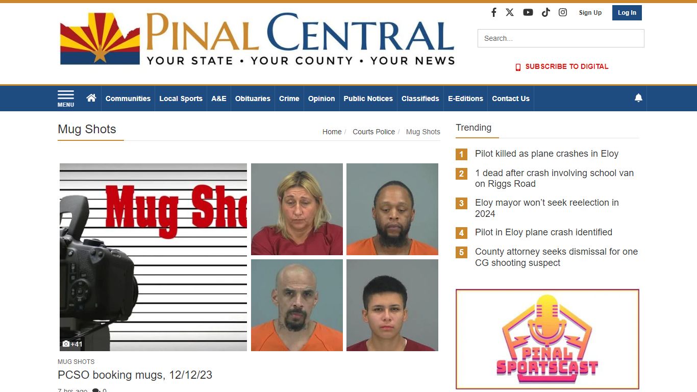 Mug Shots | pinalcentral.com